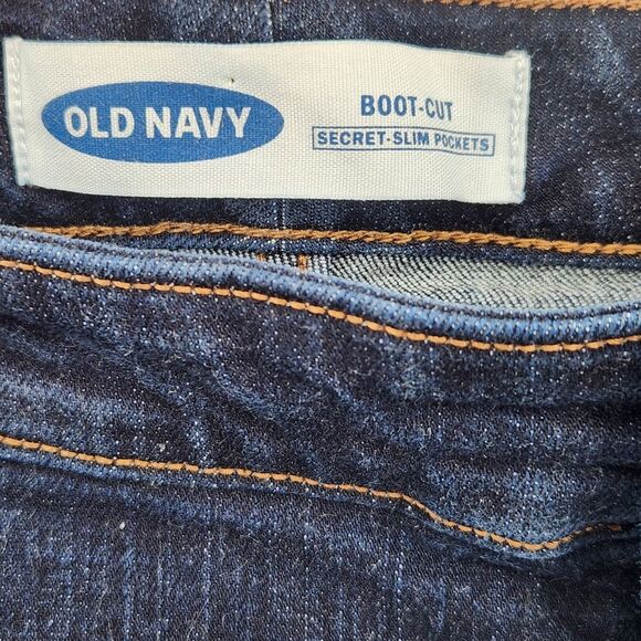 Old Navy Boot Cut Jeans Womens Plus Size 24 Blue Denim Western Rodeo Flared Boho - Picture 8 of 8